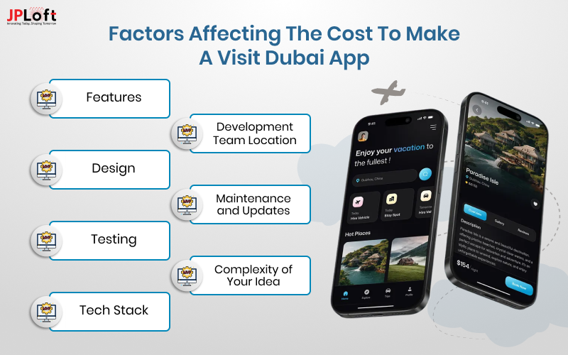 Factors Affecting the Cost to Make a Visit Dubai App